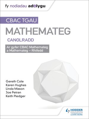 cover image of TGAU CBAC Canllaw Adolygu Mathemateg Canolradd